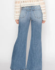 Artemis Vintage Tummy-Control High-Rise Palazzo Jeans – Medium Wash
