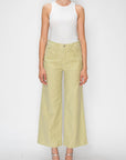 Artemis Vintage High Rise Wide Leg Sage Jeans