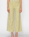 Artemis Vintage High Rise Wide Leg Sage Jeans