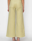 Artemis Vintage High Rise Wide Leg Sage Jeans