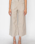Artemis Vintage High Rise Cropped Palazzo Jeans