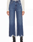 Hybrid Ultra High Rise Relaxed Flare Jeans | Dark Wash