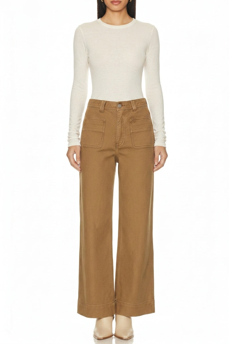 Artemis Vintage Bistre High Rise Tummy Control Palazzo Jeans