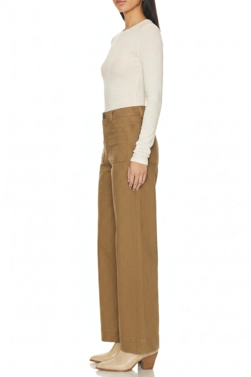 Artemis Vintage Bistre High Rise Tummy Control Palazzo Jeans
