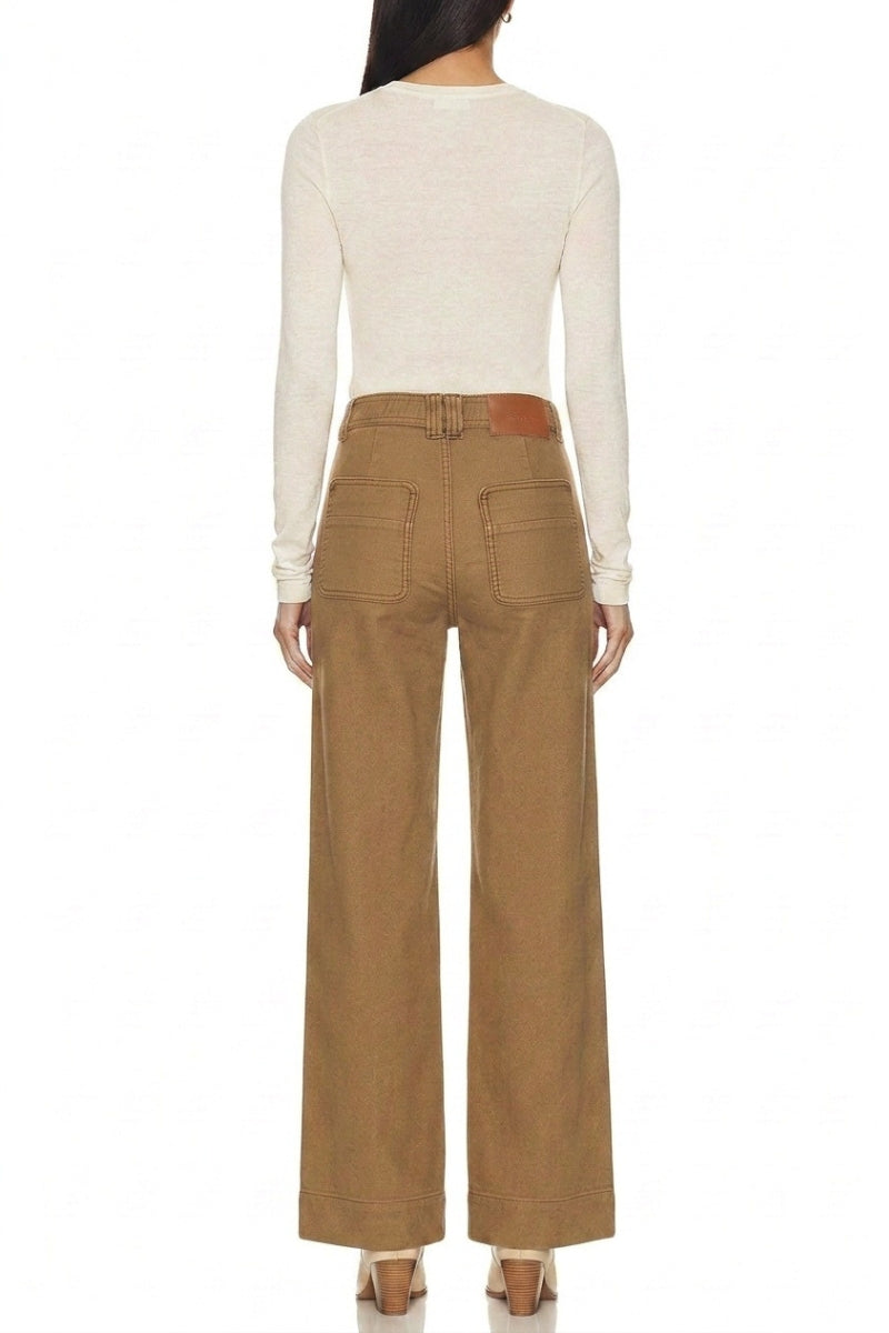 Artemis Vintage Bistre High Rise Tummy Control Palazzo Jeans