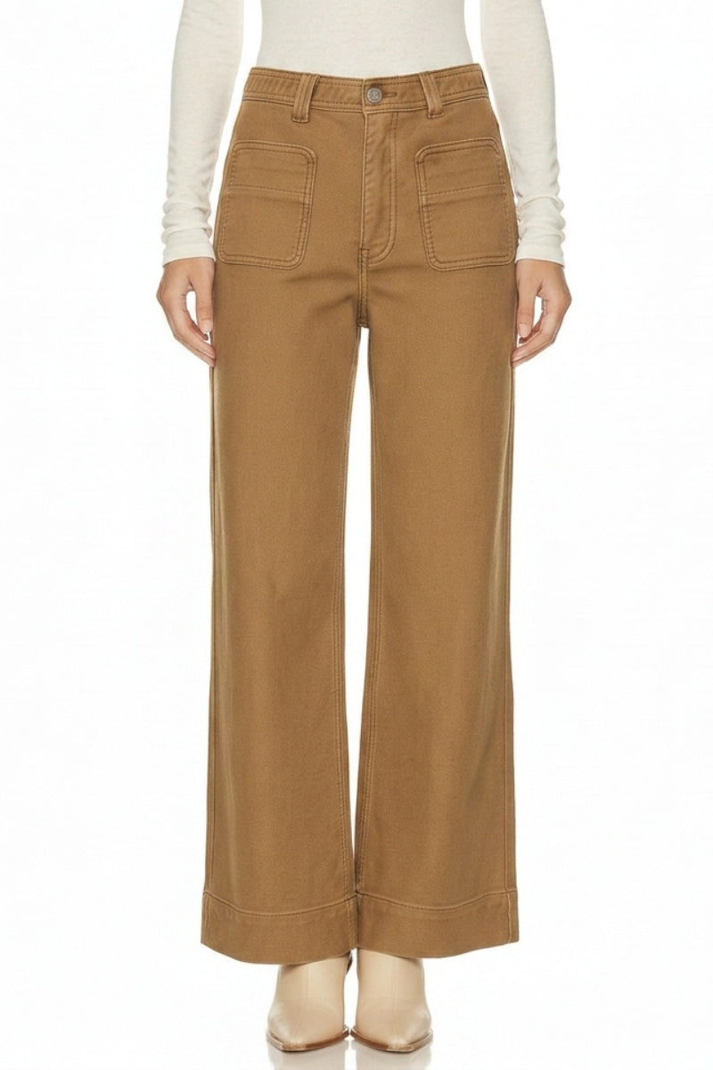 Artemis Vintage Bistre High Rise Tummy Control Palazzo Jeans
