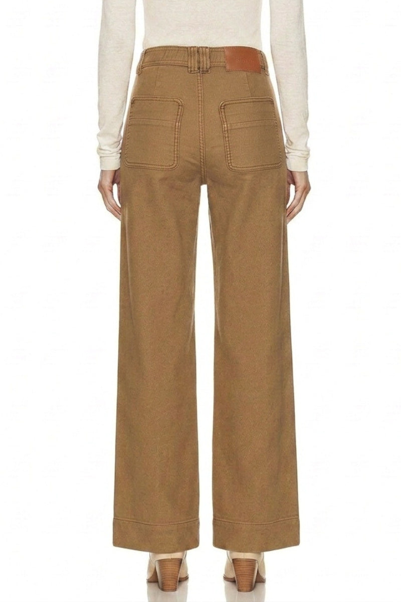 Artemis Vintage Bistre High Rise Tummy Control Palazzo Jeans