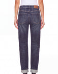 Artemis Vintage Romy High-Rise Western Straight-Leg Jeans – Dark Wash