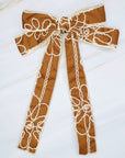 Artful Stitch Bow Hair Clip