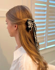 Artful Stitch Bow Hair Clip