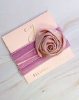 Satin Rose Velvet Sash Necklace