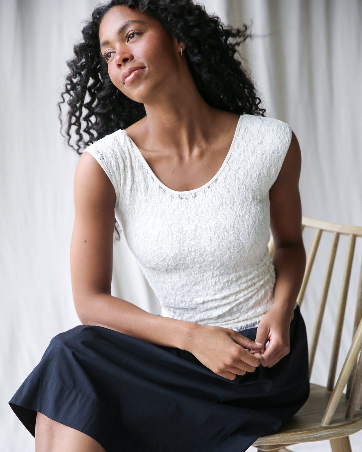 Wonder Fitted Cotton Layering Tee