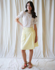 Très Belle Multicolor Stripe Puff Sleeve Top