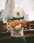 Le Rodeo w Horse - Green Vintage Trucker Hat