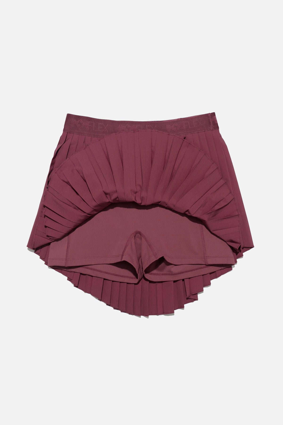 POPFLEX Full Size Ace ‘em Pleated Skort - Desert Rose