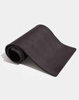 CloudCushion Vegan Suede Yoga Mat - Black 0.5” Thick