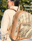 Hair on Cowhide Big Backpack No. 30