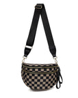 Frankie Oversize Double Zip Print Crescent Sling
