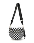 Frankie Oversize Double Zip Print Crescent Sling