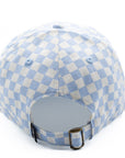 Blue Checker Baseball Hat