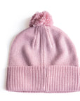 Pink Smiley Pom Pom Hat