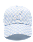 Blue Checker Custom Hat