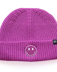 Boysenberry Smiley Beanie