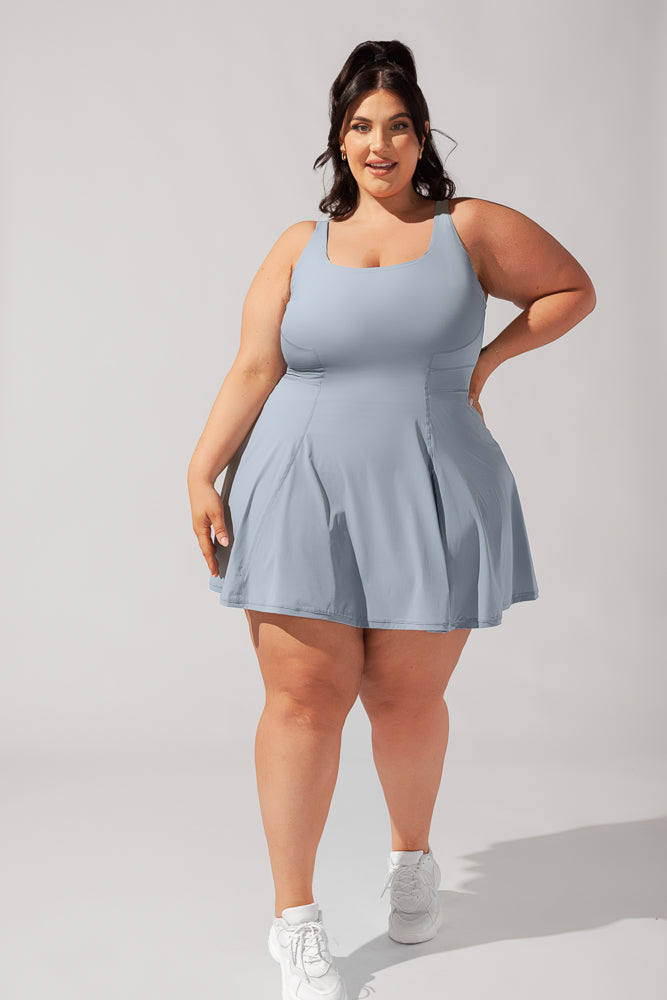 Full Size Tie-Breaker Superdress™ - Cloudy Blue