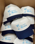 Mom's Drink Martinis - Navy Vintage Trucker Hat - My Pampered Life Seattle