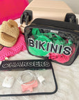 Chargers Clear Pouch - Black - My Pampered Life Seattle