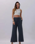 Acid Wash Wide Leg Sweatpants