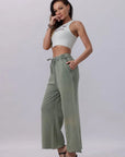 Acid Wash Wide Leg Sweatpants
