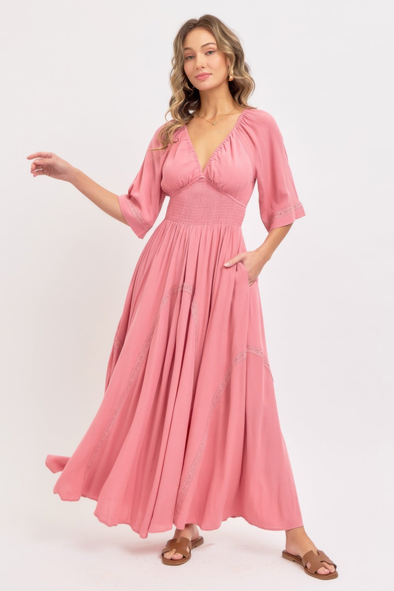flowy semi formal dress Thanksgiving Dress, Autumn Tiered Dress, Flowy Semiformal Dress, Amish Dress, Boho Clothing for Older Women, Modest Christian American Dress