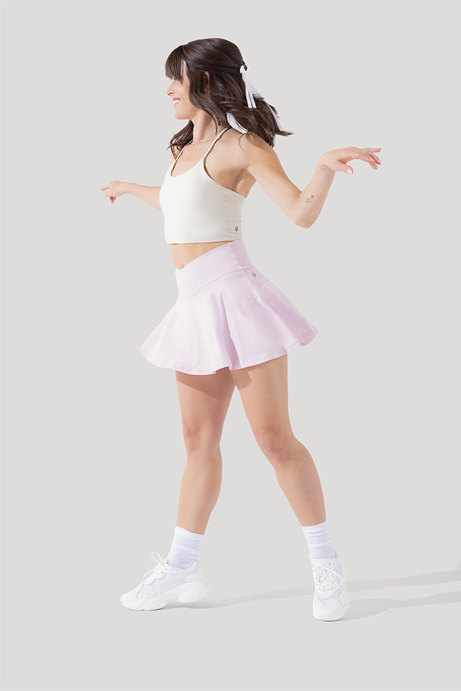 POPFLEX Full Size Crisscross Hourglass® Twirl Skort - Orchid Ice