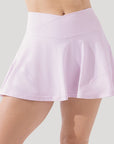 POPFLEX Full Size Crisscross Hourglass® Twirl Skort - Orchid Ice