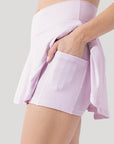 POPFLEX Full Size Crisscross Hourglass® Twirl Skort - Orchid Ice