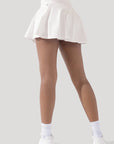 POPFLEX Full Size Crisscross Hourglass® Twirl Skort - White