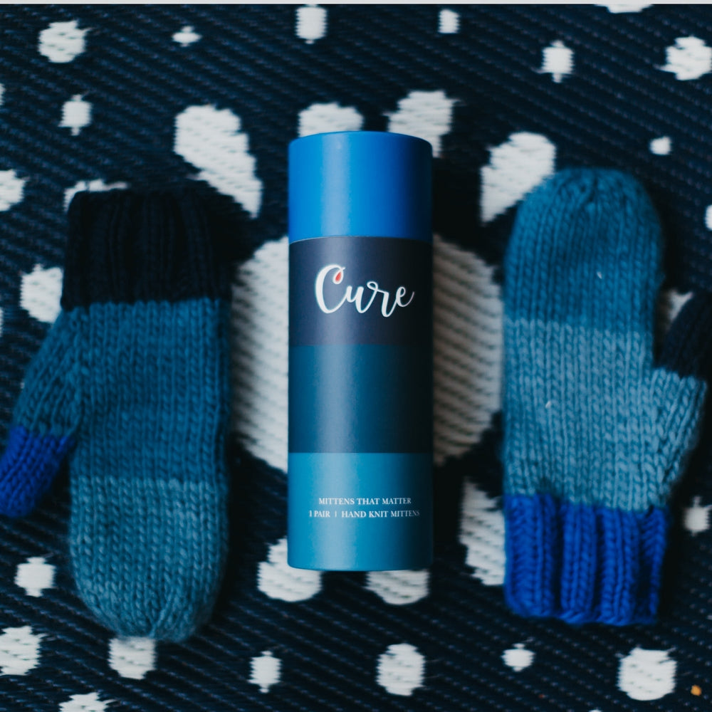 CURE Mittens (Blue)