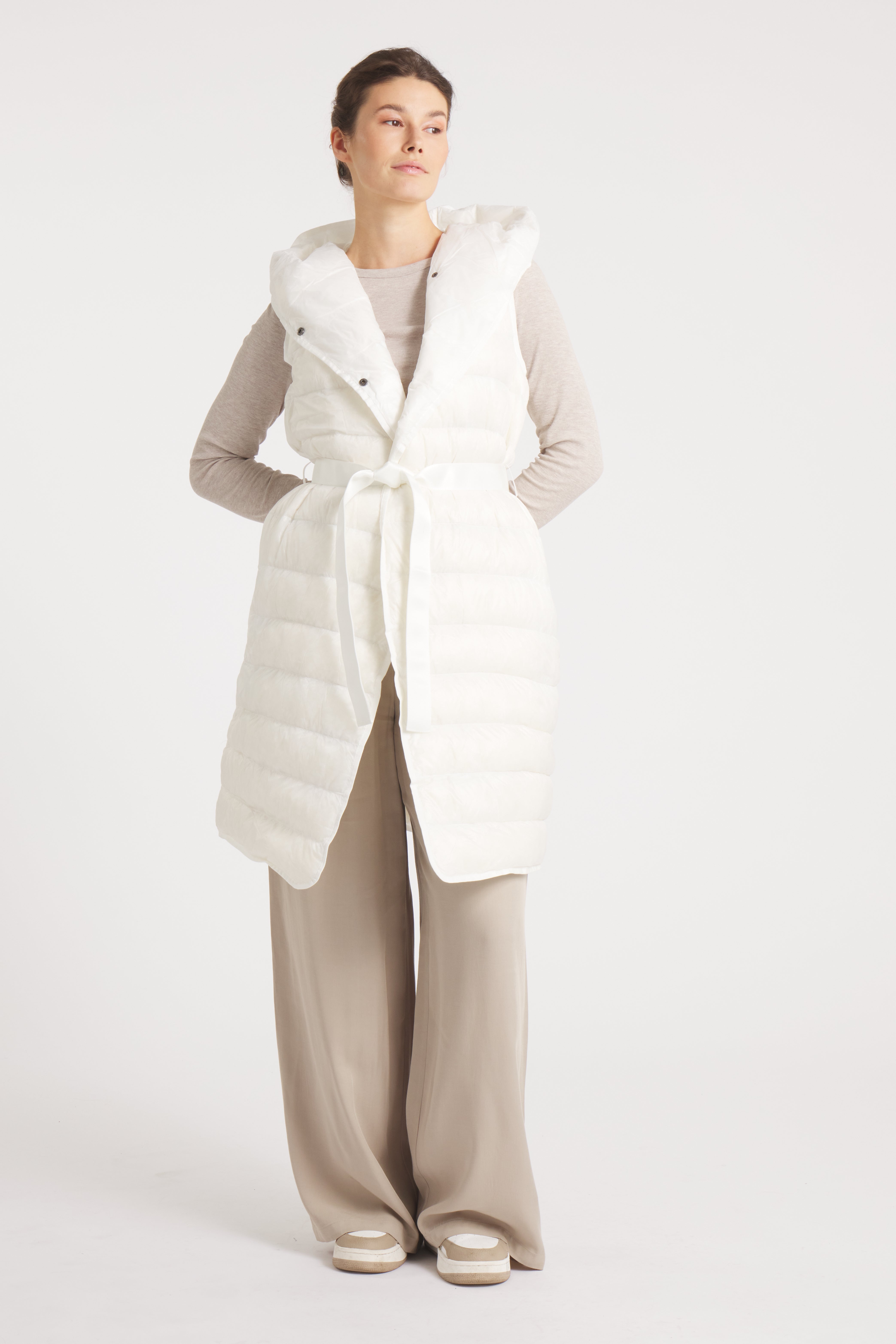 Cotes of London |The Camden | Long Hooded Down Vest