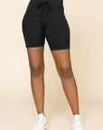 POPFLEX Full Size Cargo Biker Short - Black