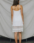 Lace Hem Layering Slip Dress