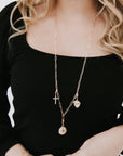 Chanelle Charm Bar Necklace Chains - WATERPROOF