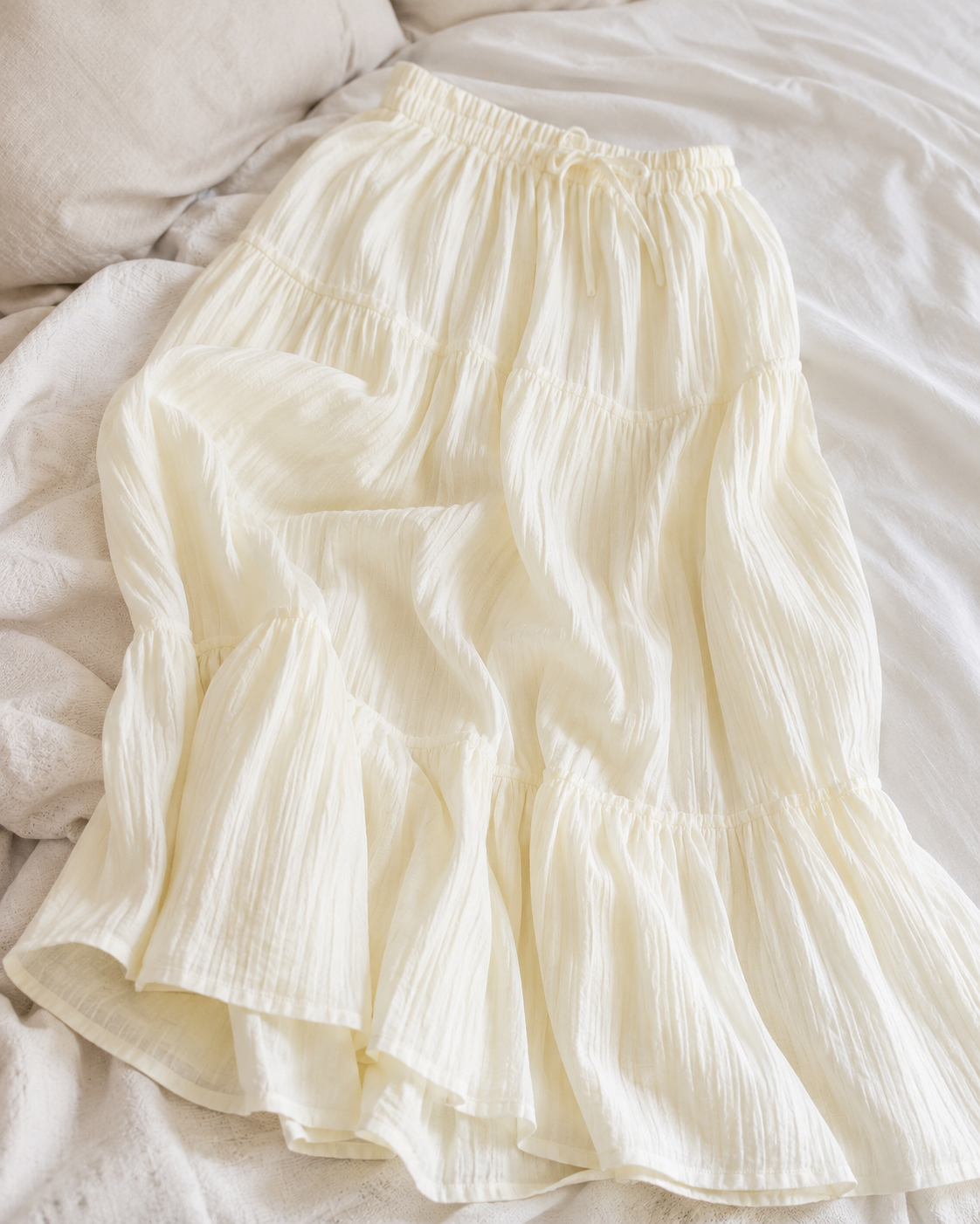 Andee Maxi Skirt in Butter Yellow