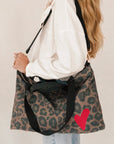 Chelsie Canvas Printed Tote