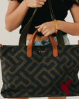Chelsie Canvas Printed Tote