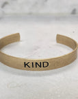 Choose your Word - Brushed Copper Cuff