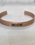 Choose your Word - Brushed Copper Cuff