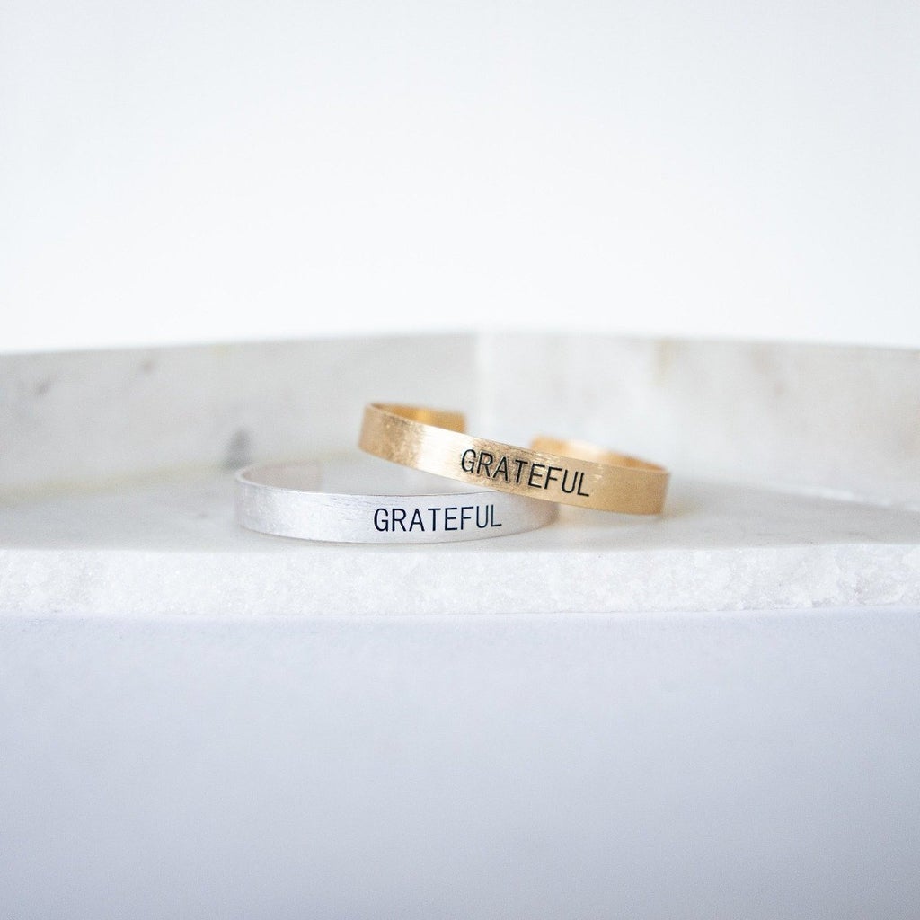 Choose your Word - Brushed Copper Cuff