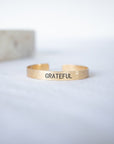 Choose your Word - Brushed Copper Cuff