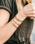 Choose your Word - Brushed Copper Cuff